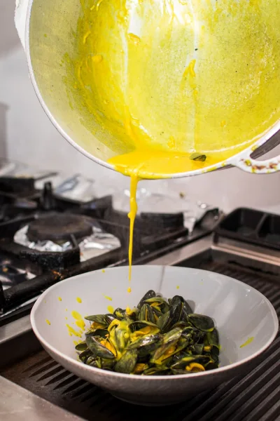Moule de Bouchot aux curry